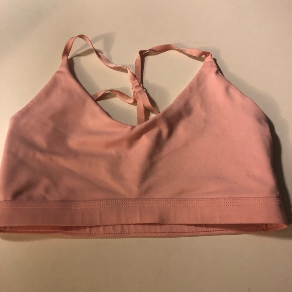 Women's Light Pink Bralette Top - Soft Support